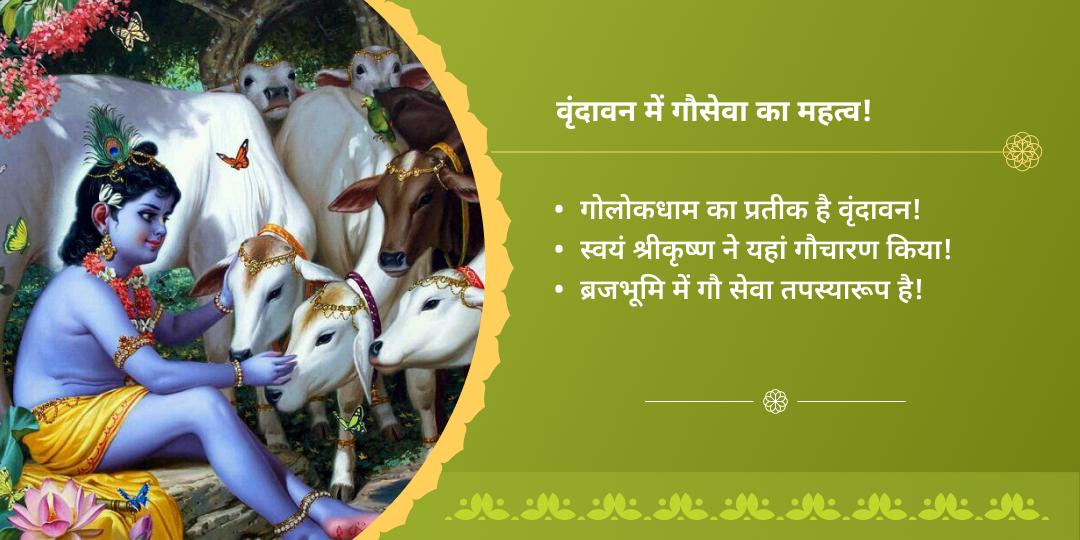 दिवाली महोत्सव प्रारंभ गोवत्स द्वादशी गौमाता प्रकटोत्सव वृंदावन गौ सेवा