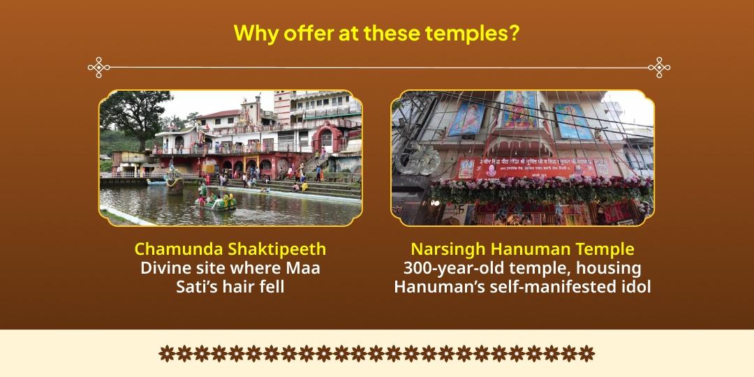 Kali Chaudas Sankat Nashak Maa Chamunda & Hanuman Dual Temple Chadhava