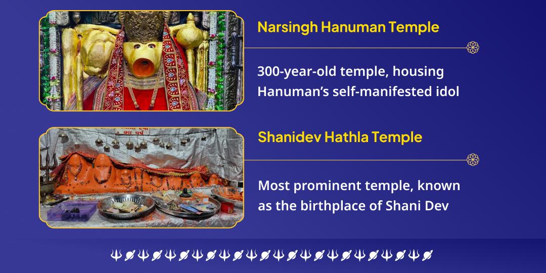 Shani Trayodashi Samast Sankat Nashak Shani-Hanuman Dual Temple Chadhava