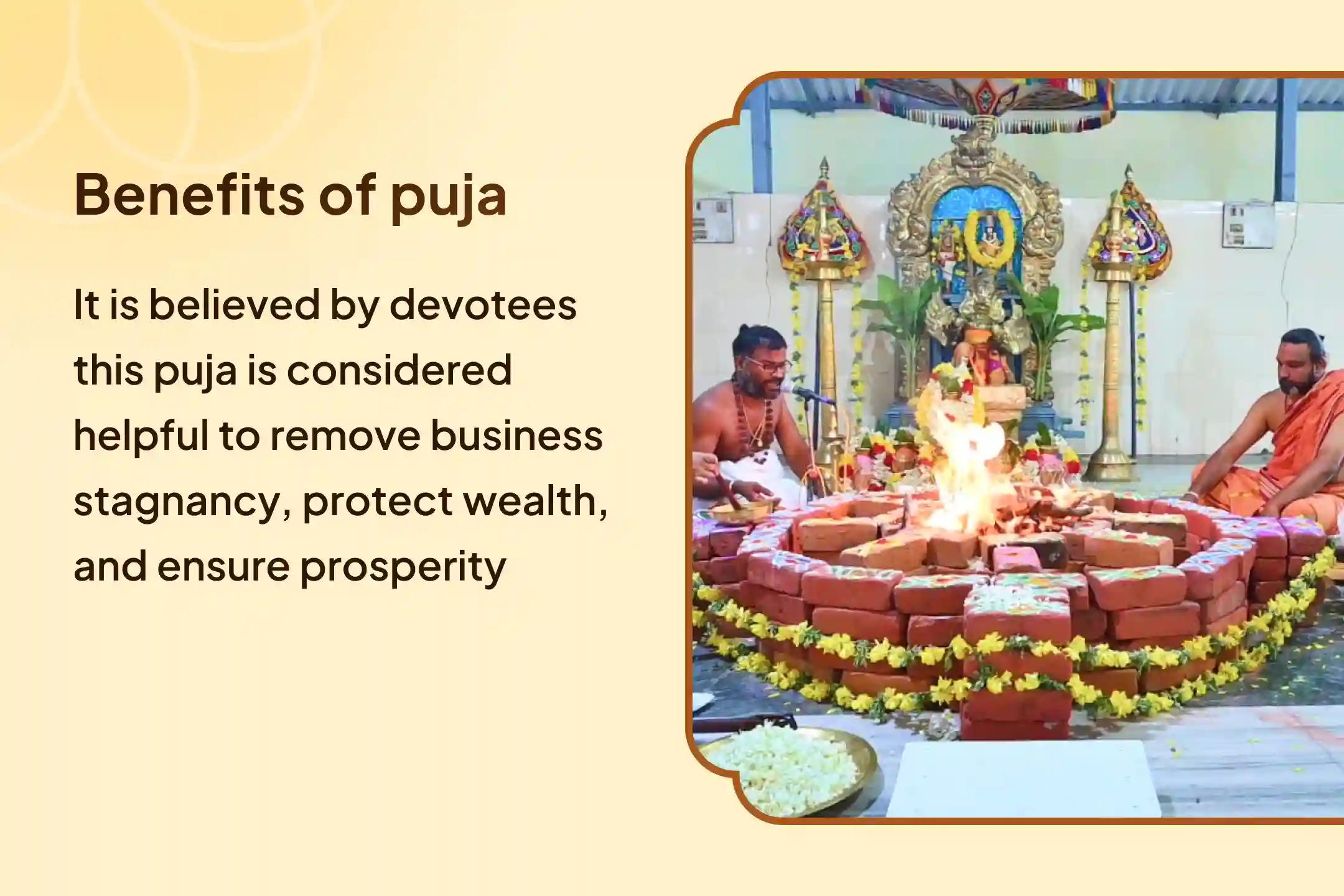 😔 Is your business stuck despite all the hard work? After the completion of the puja, the energized idol of Maa Lakshmi from the Siddha Temple of Kolhapur will be sent to your home