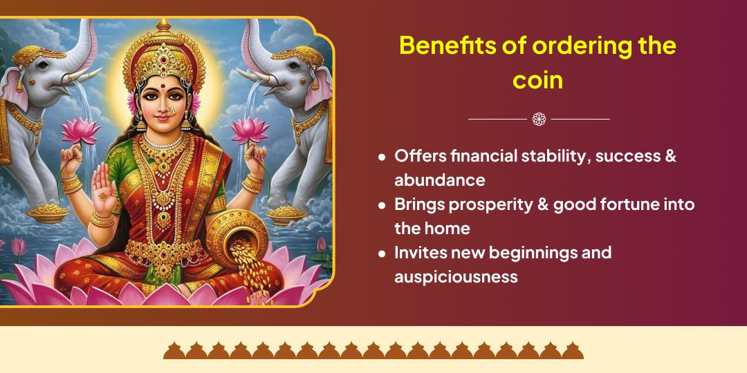 Diwali Special Mahalakshmi Shaktipeeth Blessed Lakshmi Silver Coin Home Delivery