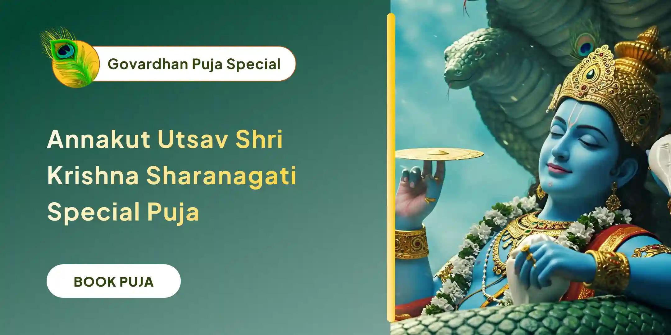 51,000 Krishna Mool Mantra Jaap, Govardhan Dharana Leela Puja and Makhan Mishri Bhog
