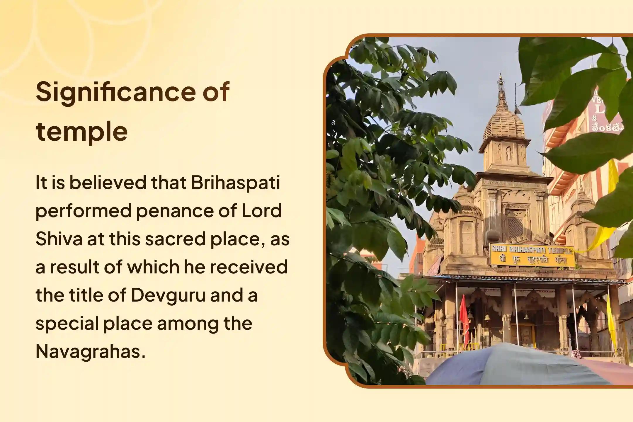 🌟 Get the Brihaspati-Rahu yuti Dosh Nivaran ritual performed at the famous Bṛihaspati Temple in Kashi for the blessings of prosperity and material well-being 🔥