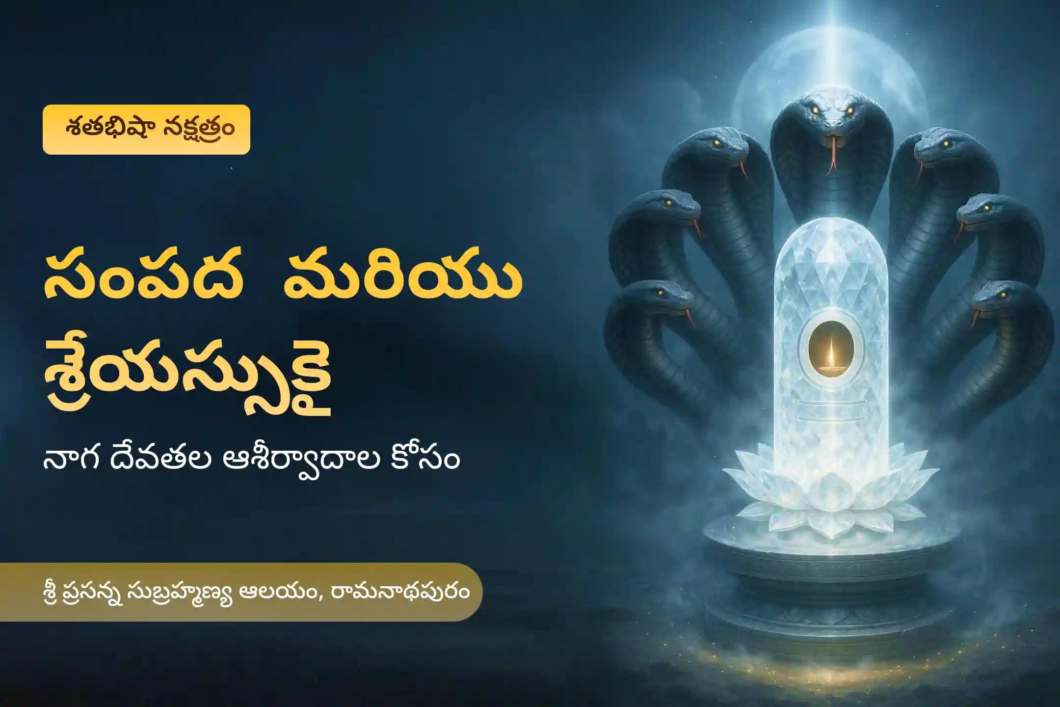 నాగ దేవత నుండి ఆశీర్వాదాలు పొందడానికి రాహు నక్షత్రం ప్రత్యేక నాగ ప్రతిష్ఠ పూజలో పాల్గొనండి