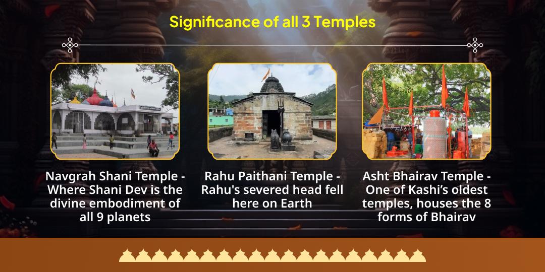 Som Pradosh Vrat Shani, Rahu, Ketu Niyantrak Bhairav 3 Temple Chadhava