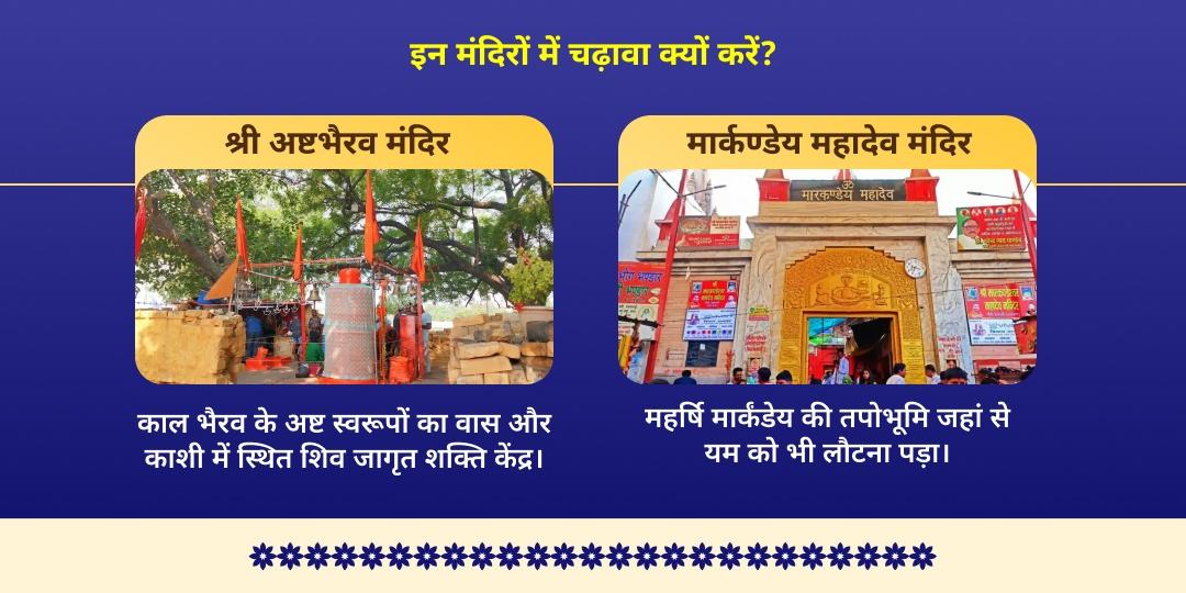 सोम प्रदोष व्रत शिव तांडवकाल काशी अष्टभैरव-मार्कण्डेय महादेव चढ़ावा