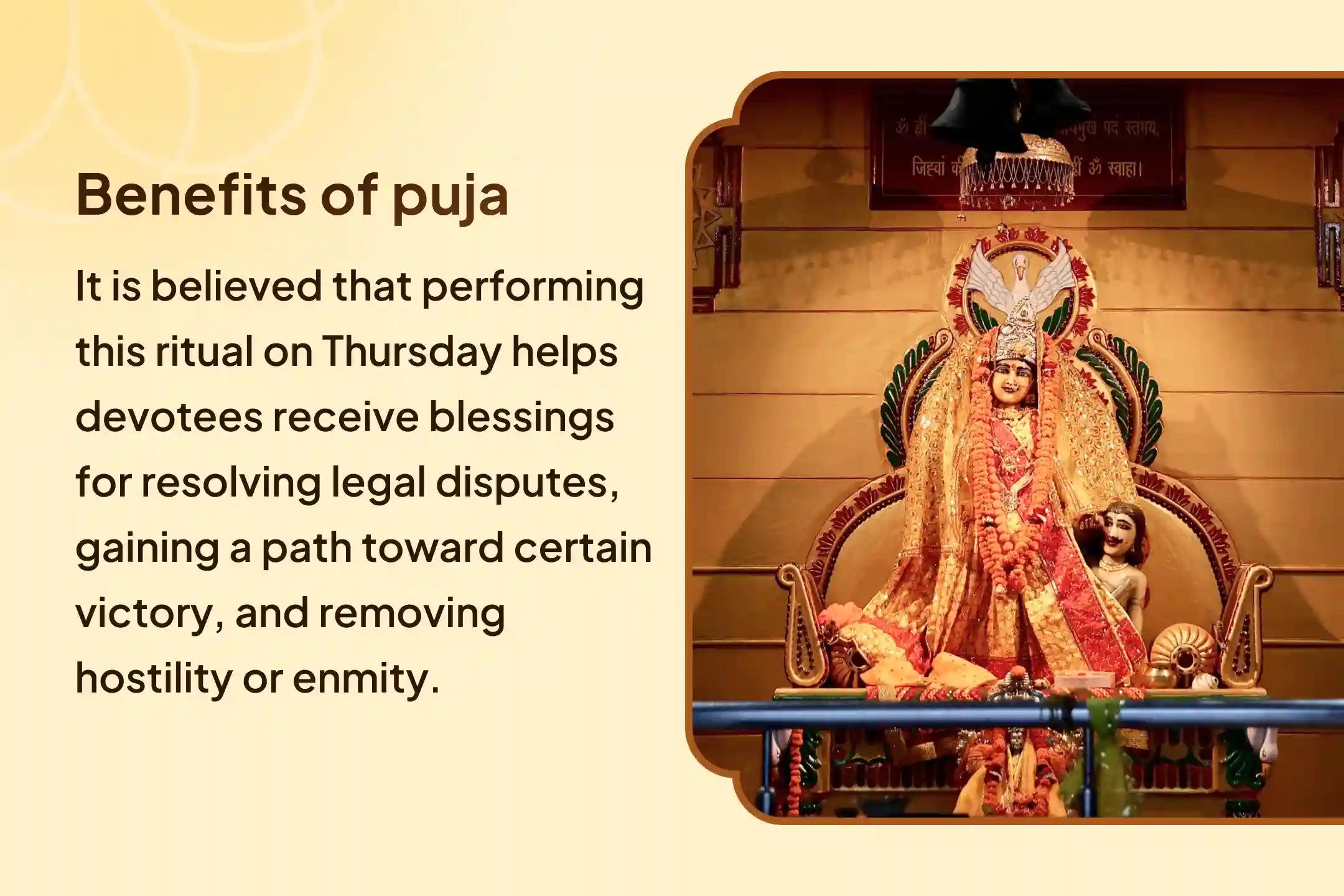 🚩 On this Thursday of Margashirsha month, receive divine relief from life’s troubles through the worship of Maa Bagalamukhi and Shri Narayan 🚩