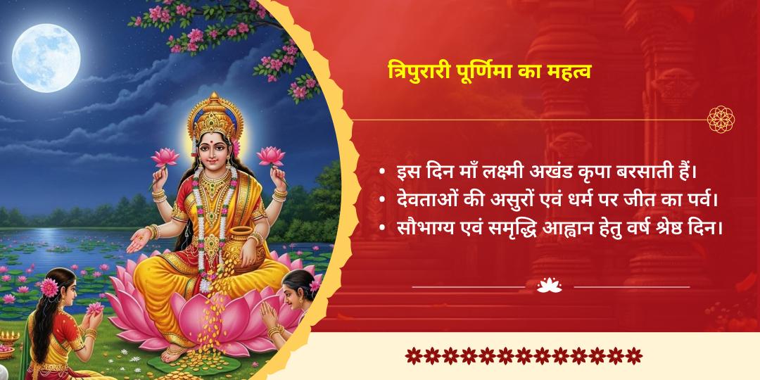 त्रिपुरारी पूर्णिमा राजसमृद्धि महालक्ष्मी शक्तिपीठ-गजलक्ष्मी द्विमंदिर चढ़ावा