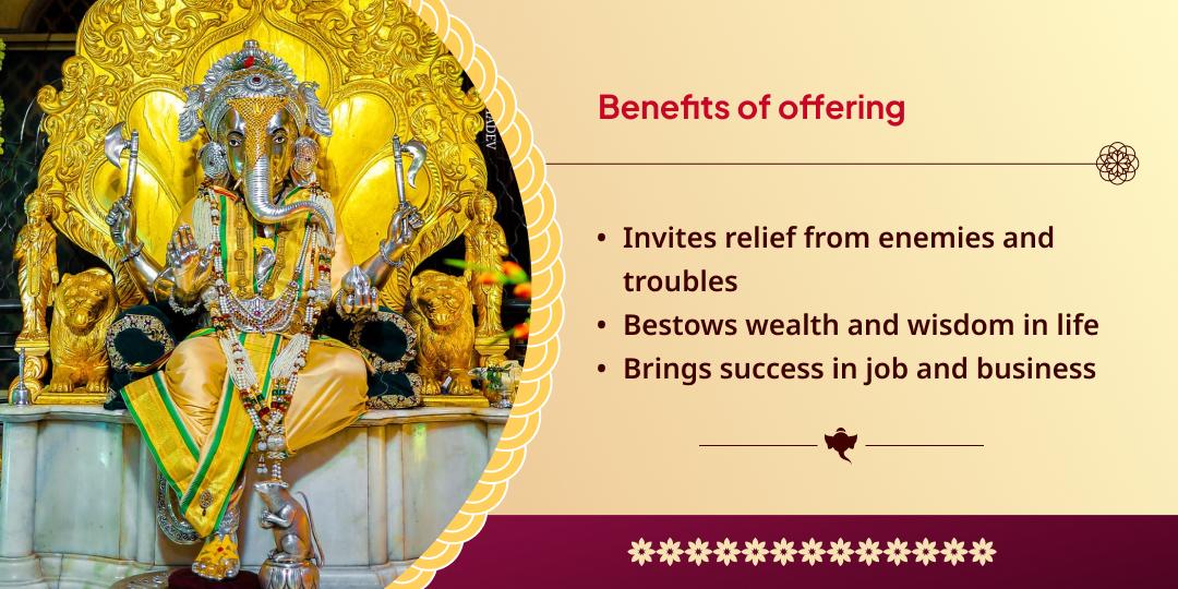 Ganadhipa Sankashti Chaturthi Chandicha Ganpati Mantra Jaap Chadhava