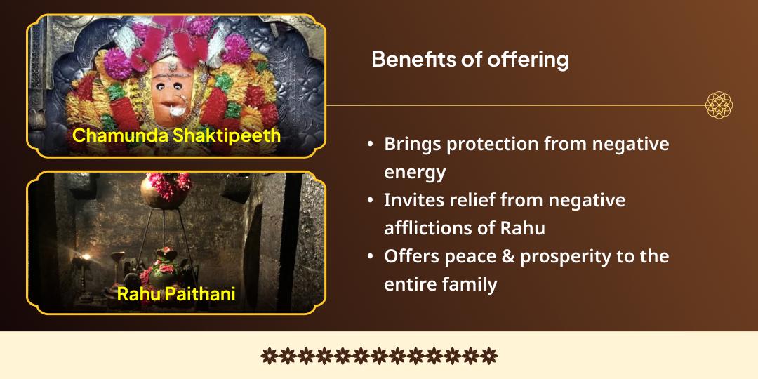 Masik Durgashtami Maa Chamunda Rahu Dosha Nashak 2 Temple Chadhava