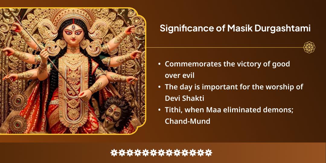 Masik Durgashtami Tridevi Durga-Lakshmi-Kali 3 Shaktipeeth Chadhava