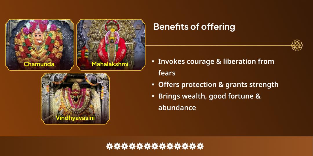 Masik Durgashtami Tridevi Durga-Lakshmi-Kali 3 Shaktipeeth Chadhava