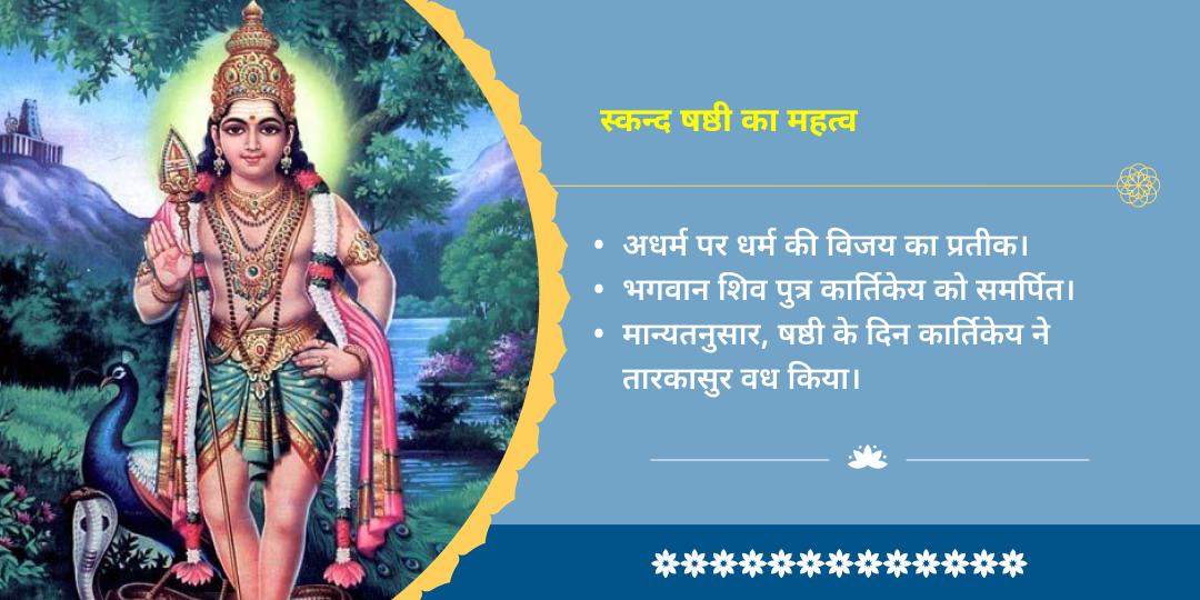 स्कंद षष्ठी विजय-शक्ति प्रदायक कार्तिक स्वामी चढ़ावा