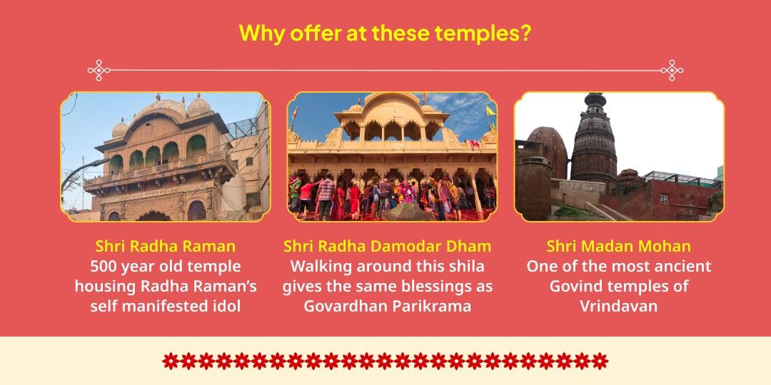 Gita Jayanti Shree Krishna 3 Temple Morpankh and Makhan Mishri Chadhava