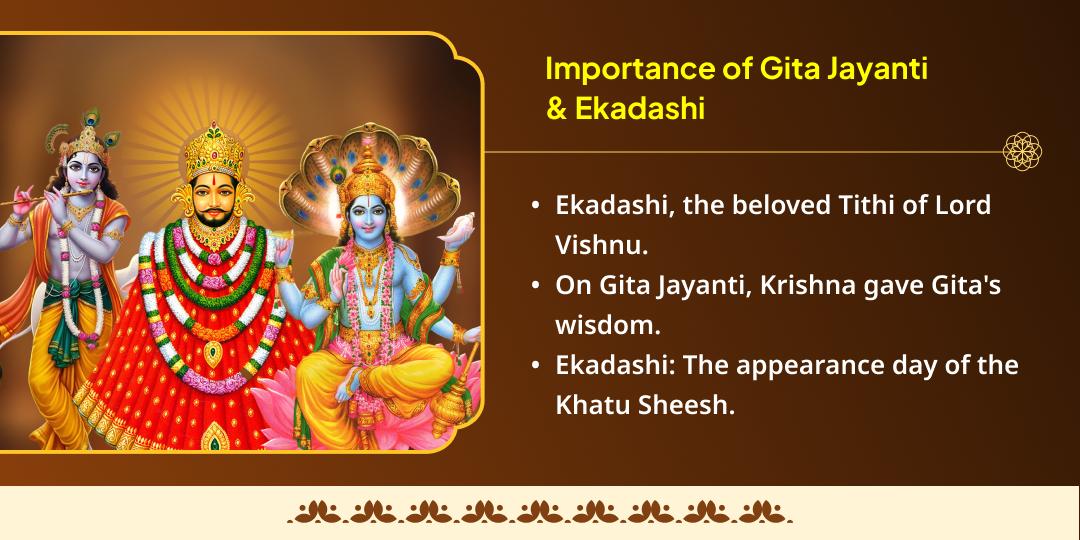 Ekadashi-Gita Jayanti Mahatithi Vishnu- Krishna & Khatu Chadhava