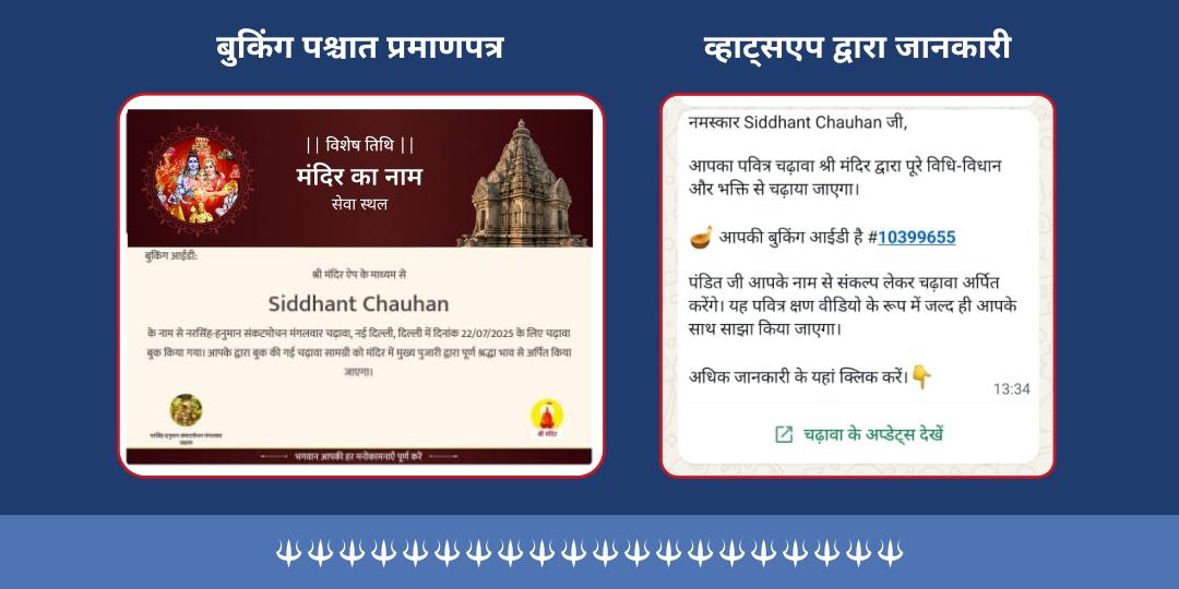 भौम प्रदोष महायोग त्र्यंबकेश्वर एवं मंगलनाथ द्विमंदिर चढ़ावा