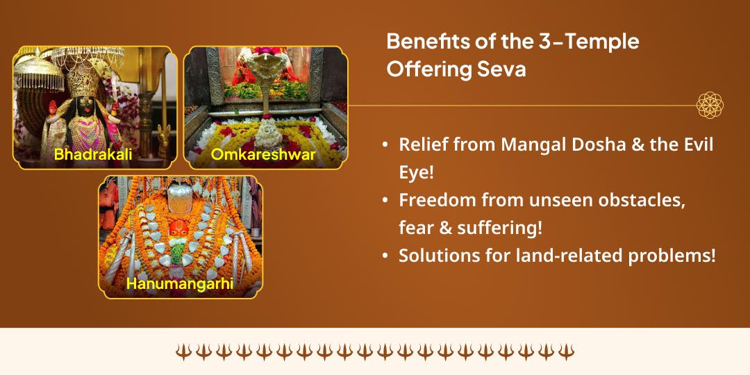 Bhaum Pradosh Shiva-Kali & Hanuman 3-Temple Chadhava