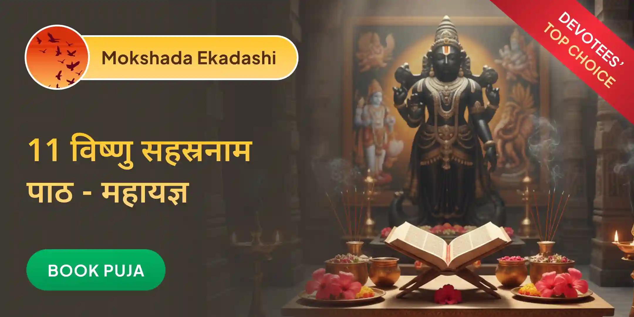 7 पिछले जन्मों के पाप नाशक 11 विष्णु सहस्रनाम पाठ पाप क्षय महायज्ञ के साथ