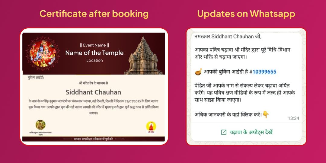 Saphala Ekadashi Lakshmi Narayan 2 Temple Chadhava, Aaradhana & Aarti