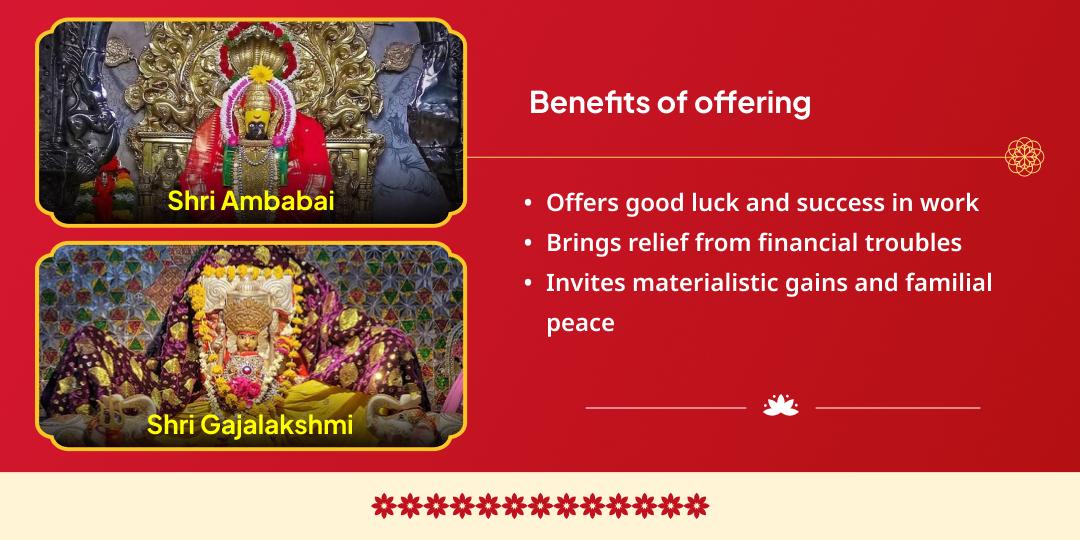 2025 Last Masik Durgashtami Mahalakshami Shaktipeeth Chadhava & Gajlakshami Aaradhana