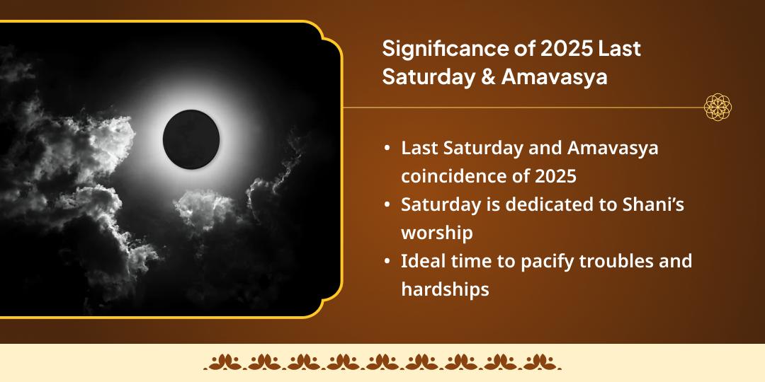 2025 Last Saturday & Amavasya Shani, Hanuman & Kali 3 Temple Chadhava