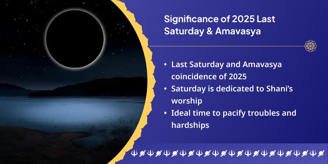 2025 Last Saturday & Amavasya 4 Shanidev Temple Til-Tel Abhishek