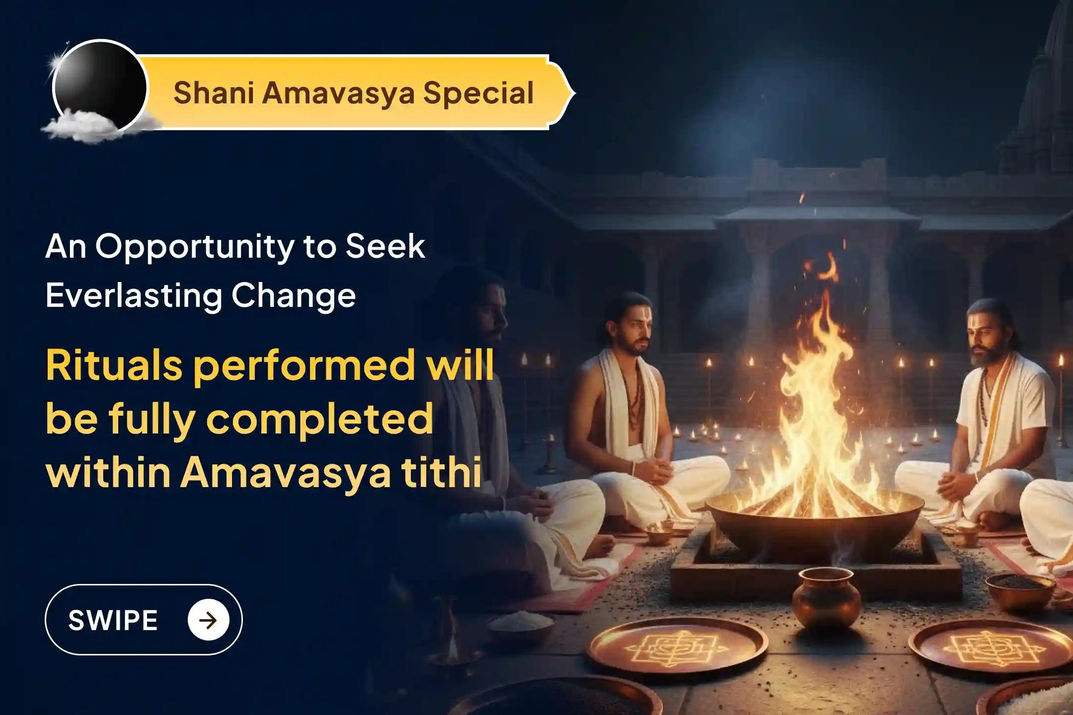  As the most powerful and last Shani Amavasya arrives, the Brahma Muhurat becomes a powerful time for prayer. With 21 Brahmins performing jaap, seek clarity and relief from long-standing hardships. ✨