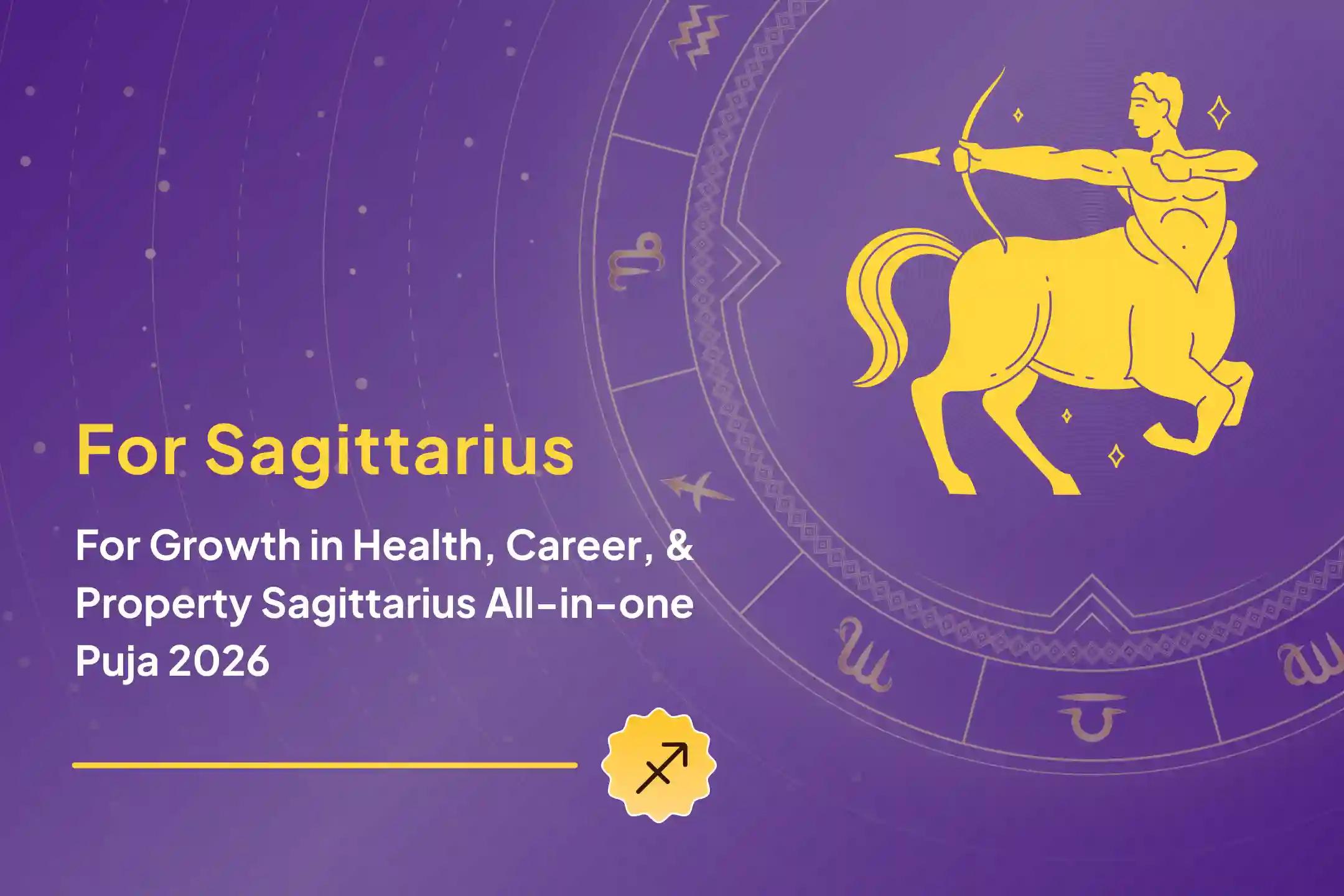  📜 Sagittarius natives, receive the divine blessings of the Tridev Puja for health, career growth, and protection from property disputes in 2026…