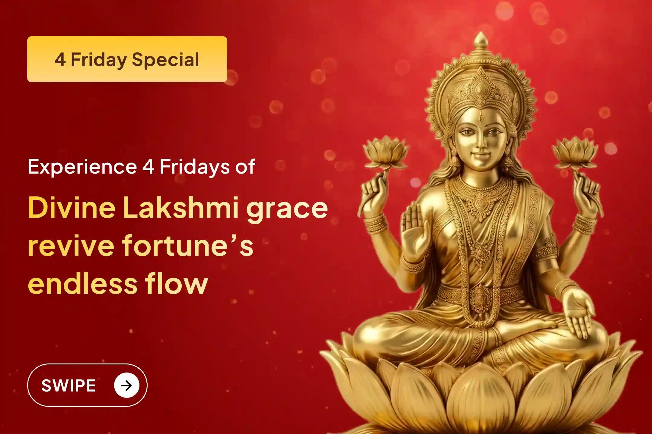 Do you also wish for Steady Wealth, Financial Growth & Divine Grace? The Grand Opportunity of  Four Fridays Mahalakshmi Dhan Samriddhi Mahapuja at Kolhapur Shaktipeeth is here!💫