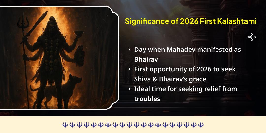 2026 First Kalashtami Special Shiv 3 Jyotirling & Bhairav 3 Temple Chadhava