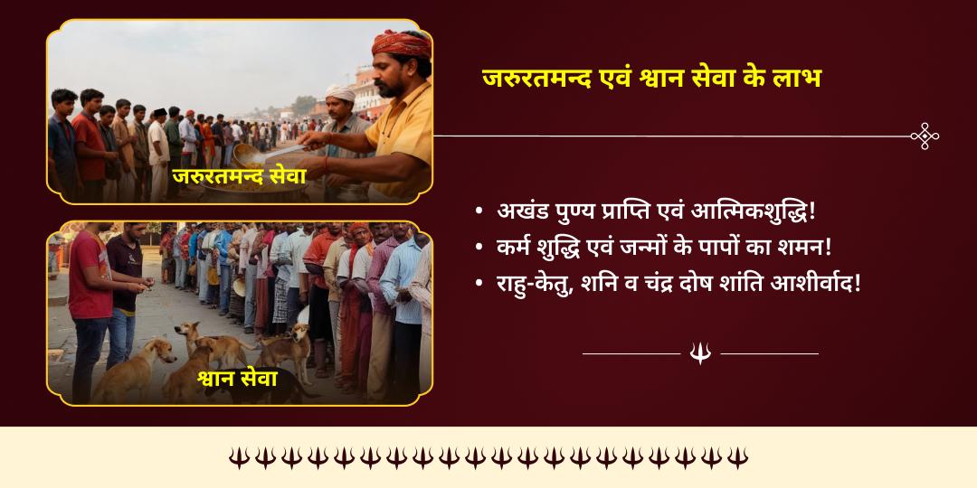 2026 वर्ष प्रथम कालाष्टमी काशी जरूरतमंद एवं भैरव प्रिय वाहन श्वान सेवा