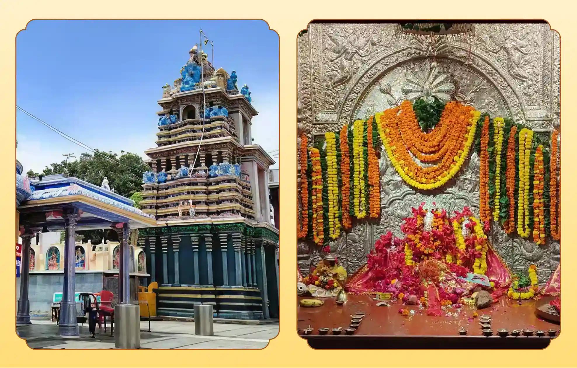 शक्तिपीठ ललिता माता मंदिर, श्री बाला त्रिपुर सुंदरी देवी मंदिर, हैदराबाद, प्रयागराज | तेलंगाना, उत्तर प्रदेश