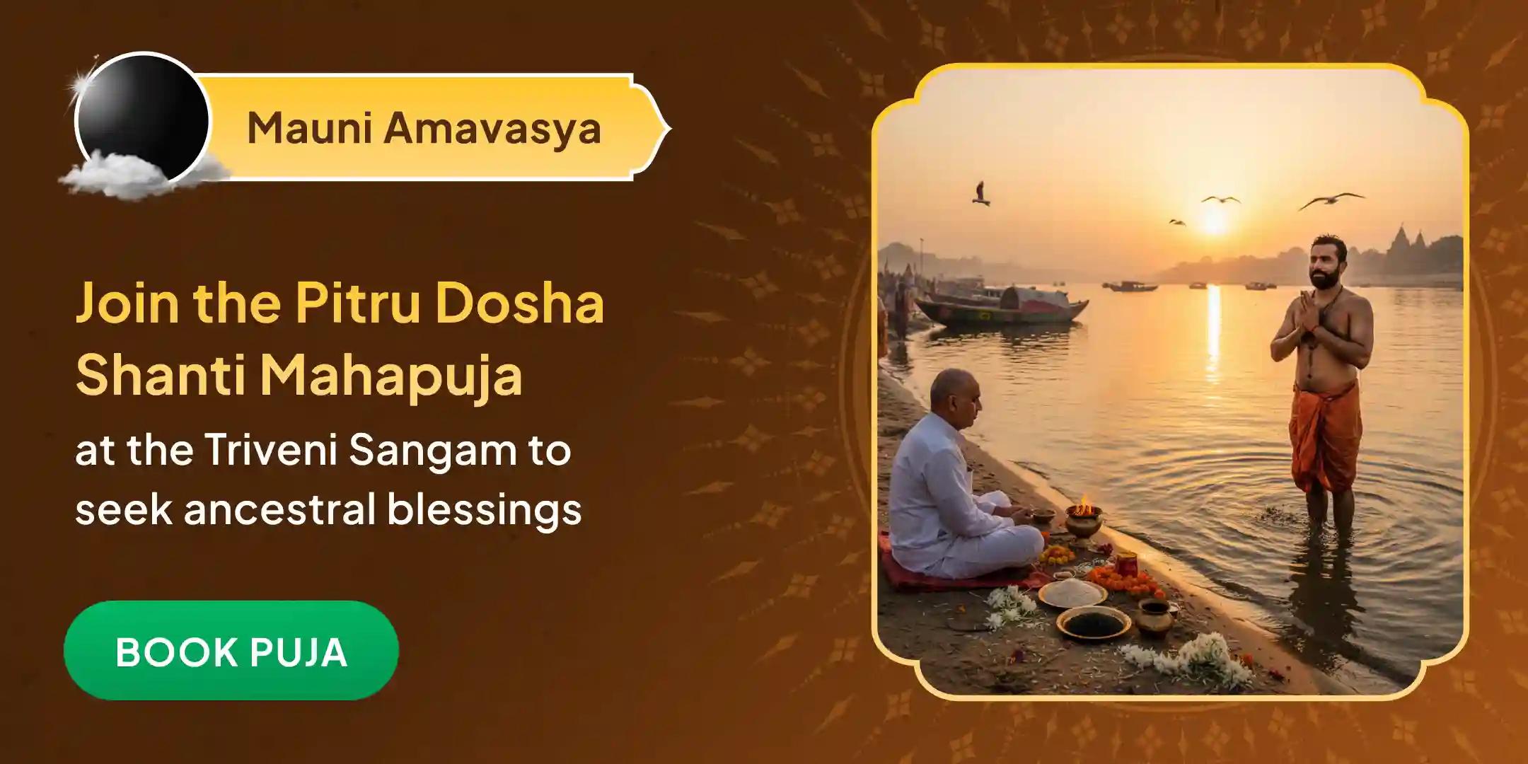 Pitru Dosha Shanti Mahapuja and Triveni Sangam Aarti