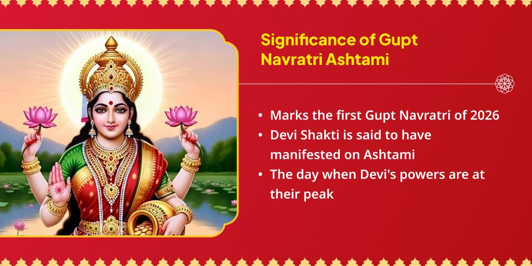 Gupt Navratri Ashtami Shri Mahalakshmi Shaktipeeth Raj Samriddhi Chadhava & Gajalakshmi Aradhana