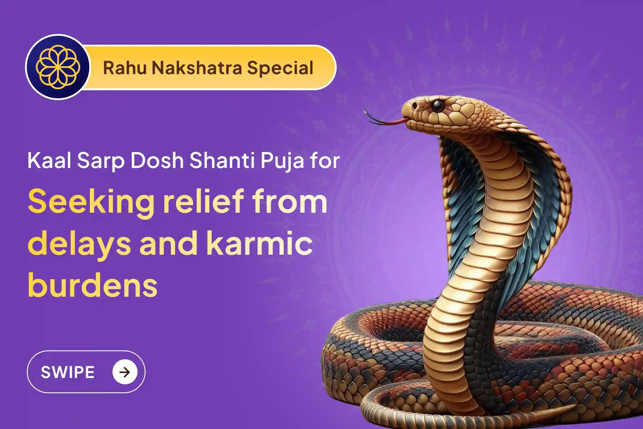 🔱 Found Kaal Sarp Dosha in your chart? This Trimbakeshwar Kshetra Kaal Sarp Dosh Shanti Puja is performed to pacify Rahu–Ketu and restore balance 🔱
