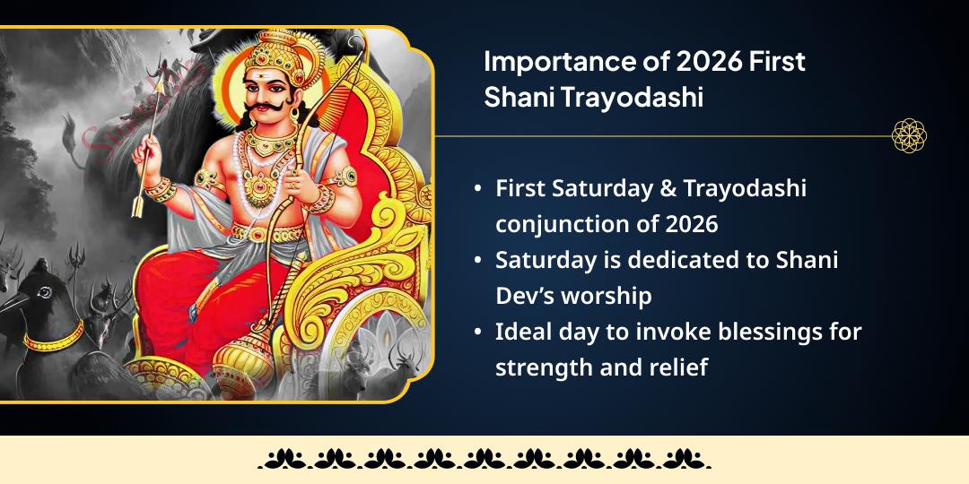 2026 First Shani Trayodashi Sade Saati & Dhaiyya Mahaseva 