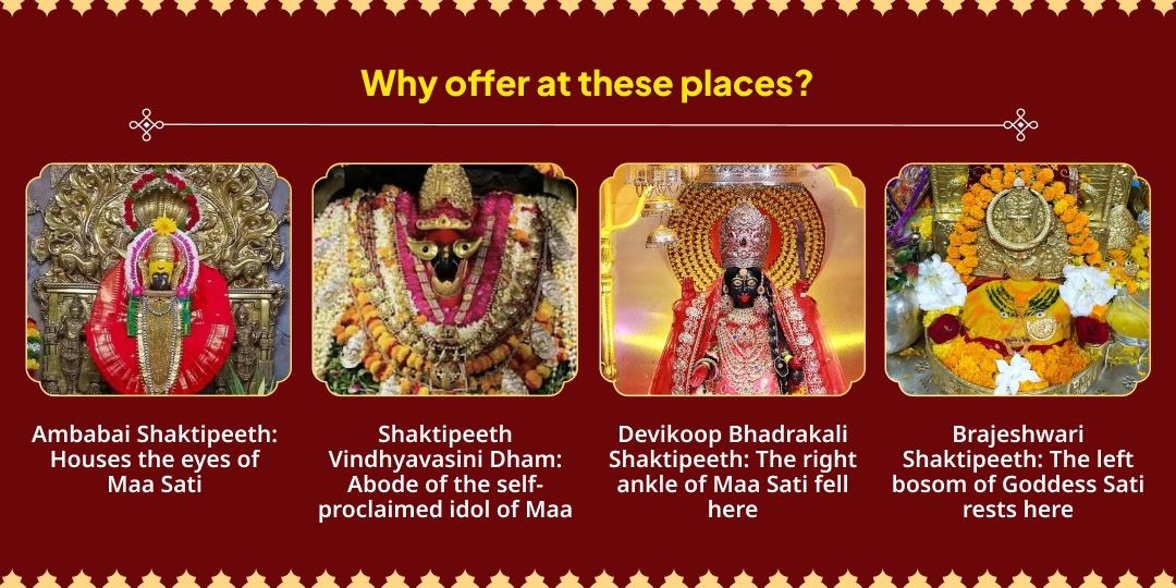 Gupt Navratri-Asthami Maa Adi Shakti 8 Shaktipeeth-Siddhipeeth Chadhava