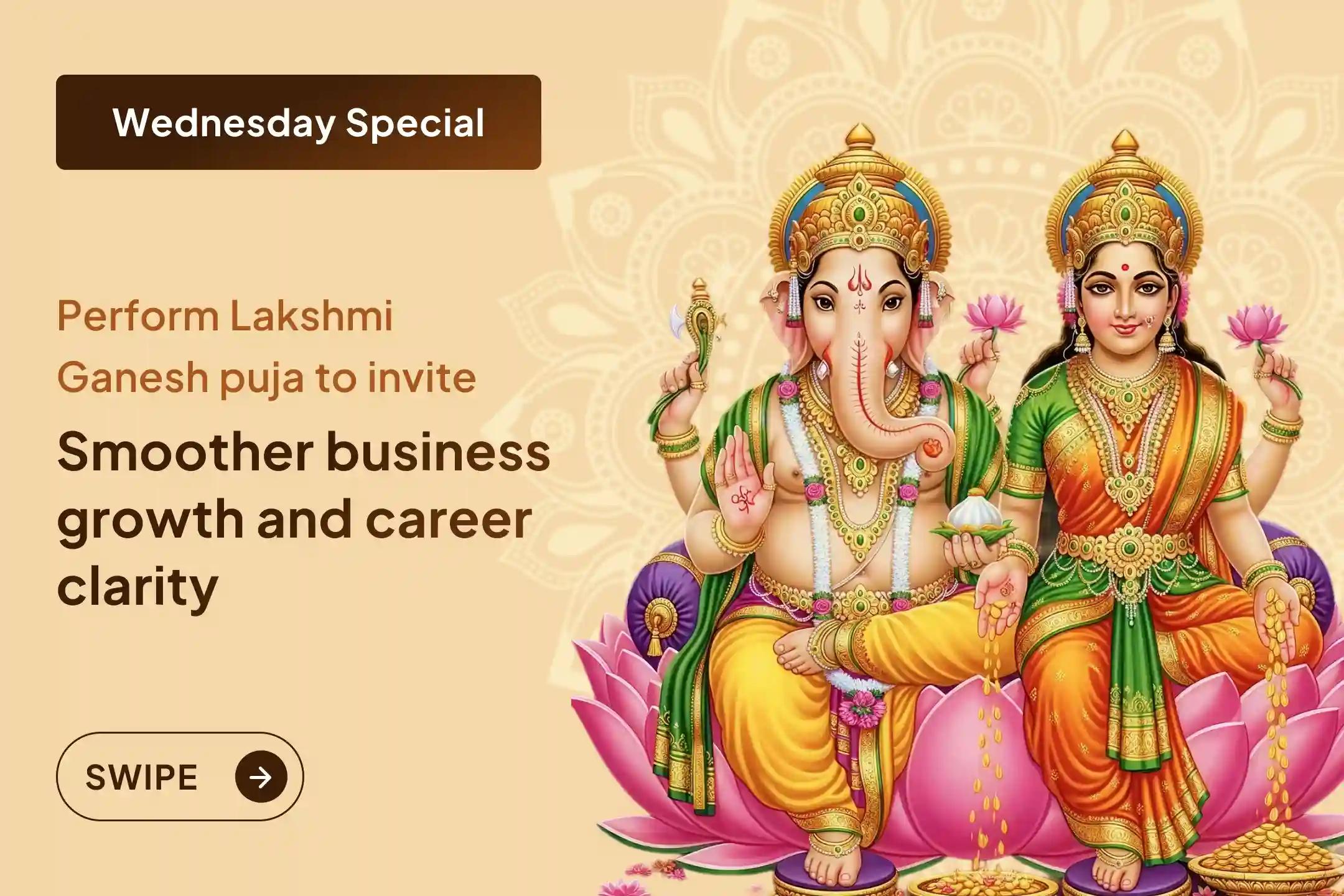 🌸 Before growth comes grace. This Lakshmi-Ganesh puja is believed to support financial balance, smart decisions, and obstacle-free progress.