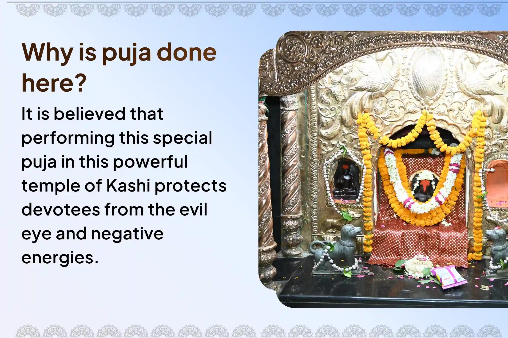 Participate in the Kaal Bhairav Kashi Kalashtami Special Nazar Dosha Shanti Puja and Homa for blessings of protection from the evil eye and destruction of negativity.