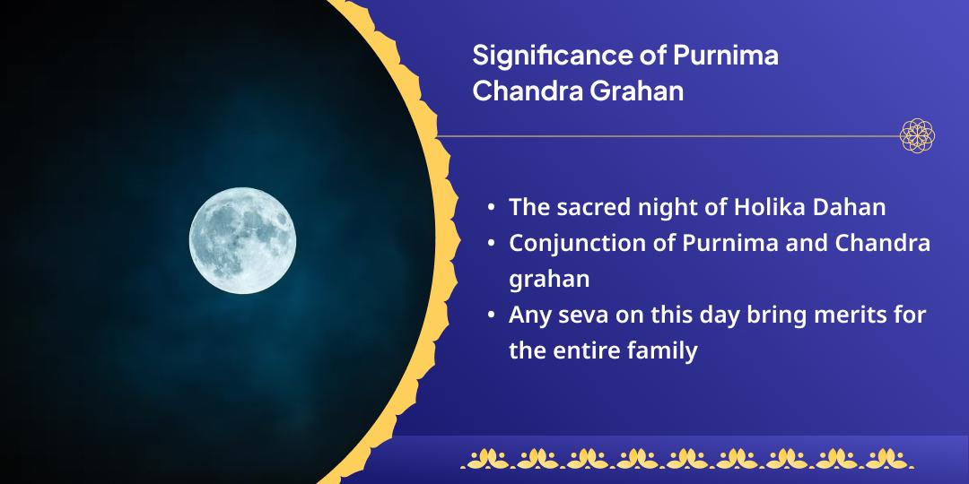 Purnima-Chandra Grahan Chatur-Teerth Moksha Kaal Deepdaan & Seva