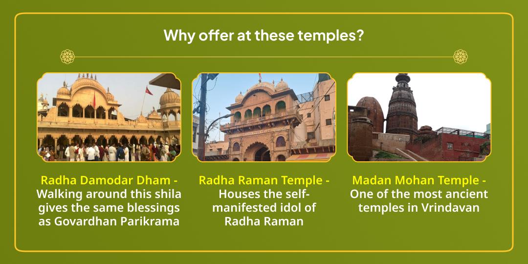 Rang Panchami Vrindavan Radha Krishna 3 Temple Chadhava & Gauseva