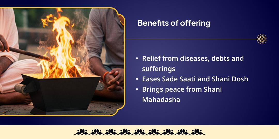 Shani Asta Shani Shanti Homa 21 kg Kale Til Aahuti