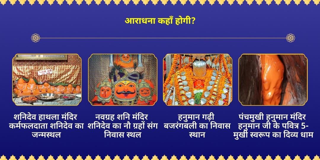 शनि अस्त वक्र दृष्टि सुरक्षा शनि-हनुमान आराधना 