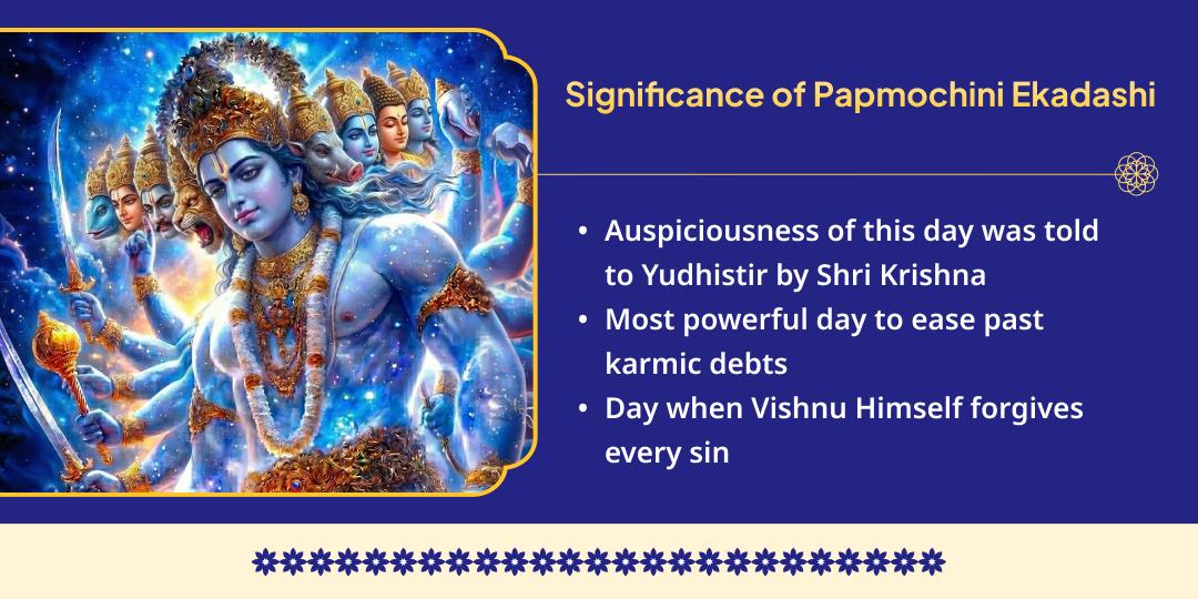 Papmochani Ekadashi 7-Janam Paap Nashak 4 Vishnu Avatars Chadhava
