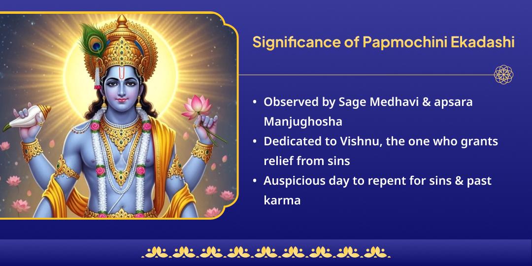 Hindu Year’s Last Papmochani Ekadashi 3 Vishnu Dham Mahaseva
