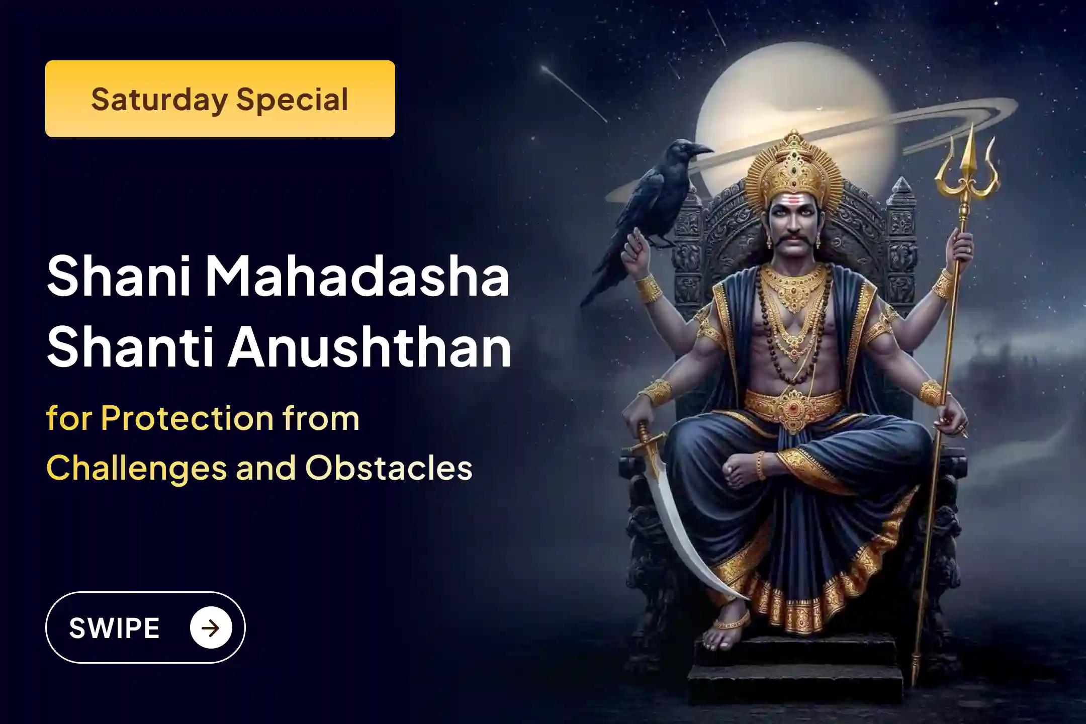 🪔Are you constantly suffering because of Shani Saade Saati? Seek Blessings of Relief by appeasing Shri Shani Dev through right rituals