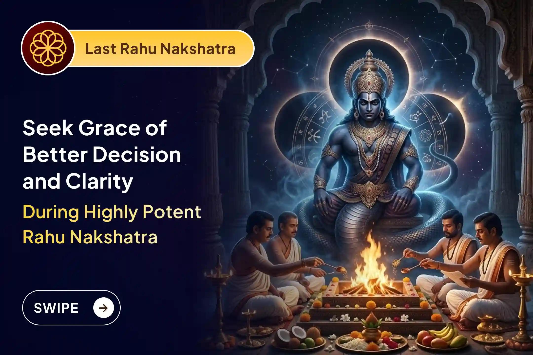 🔮 Hindu Year’s Final Rahu Nakshatra - A Powerful Shatabhisha Transit for Inner Reset