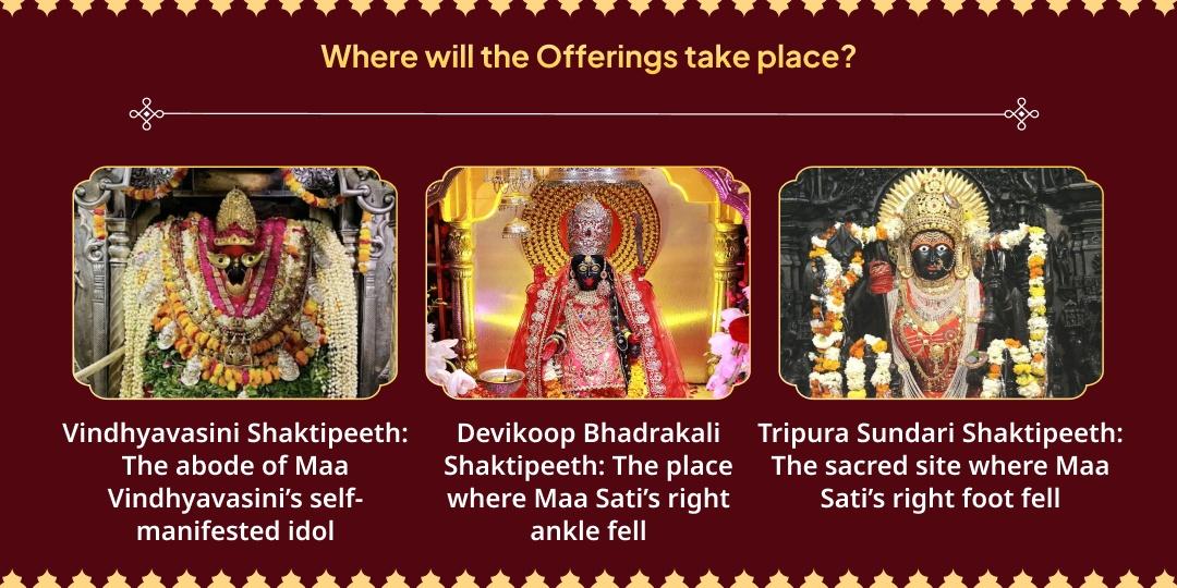 Chaitra Navratri Ashtami Ashta Shakti Prapti 8 Shaktipeeth Arpan