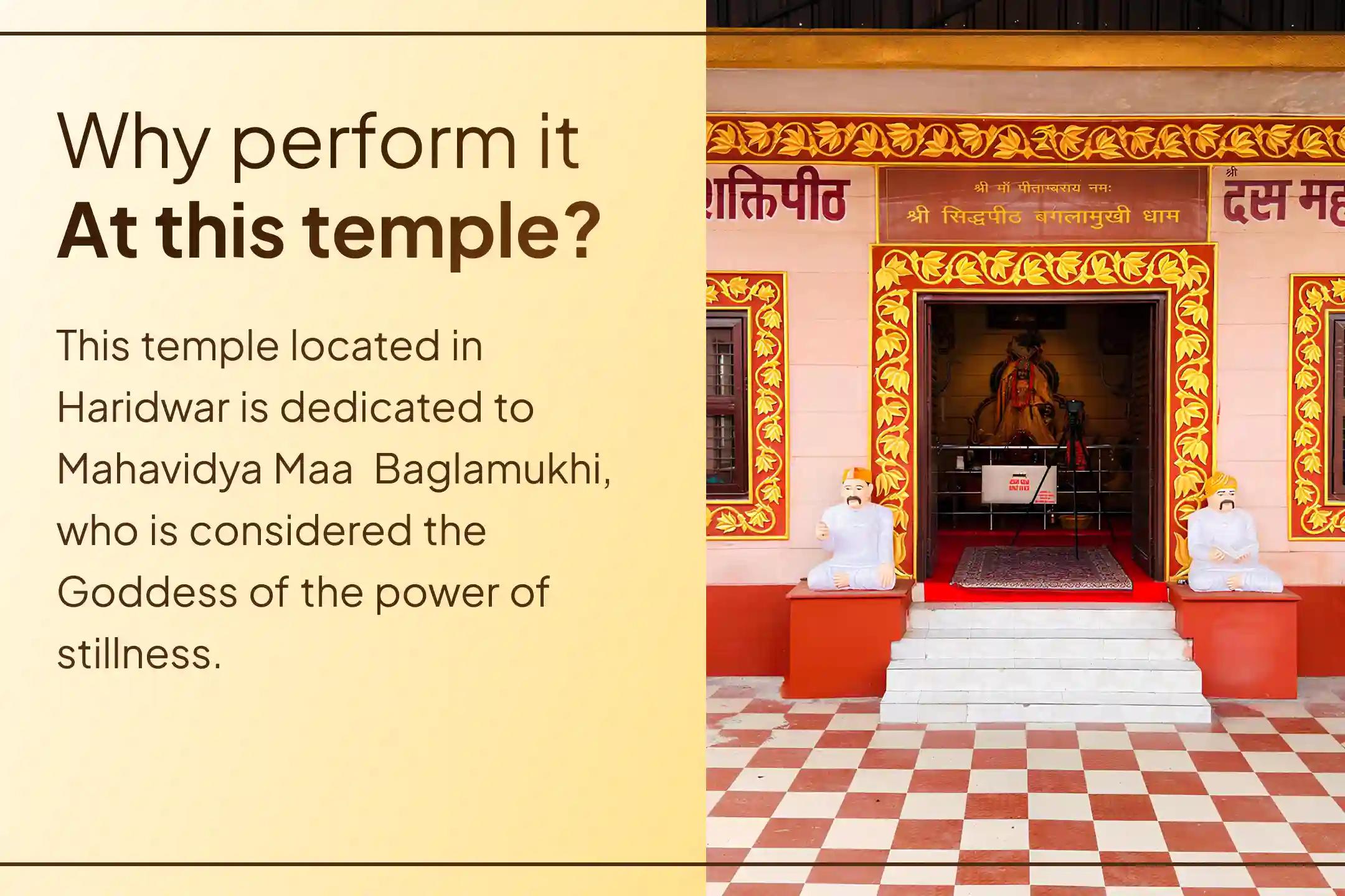 On the Ashtami of Chaitra Navratri, receive courage, protection, and self-confidence in life and the special grace of the Maa  Goddess through the Bagalamukhi  Mahavidya Mahanushthan.