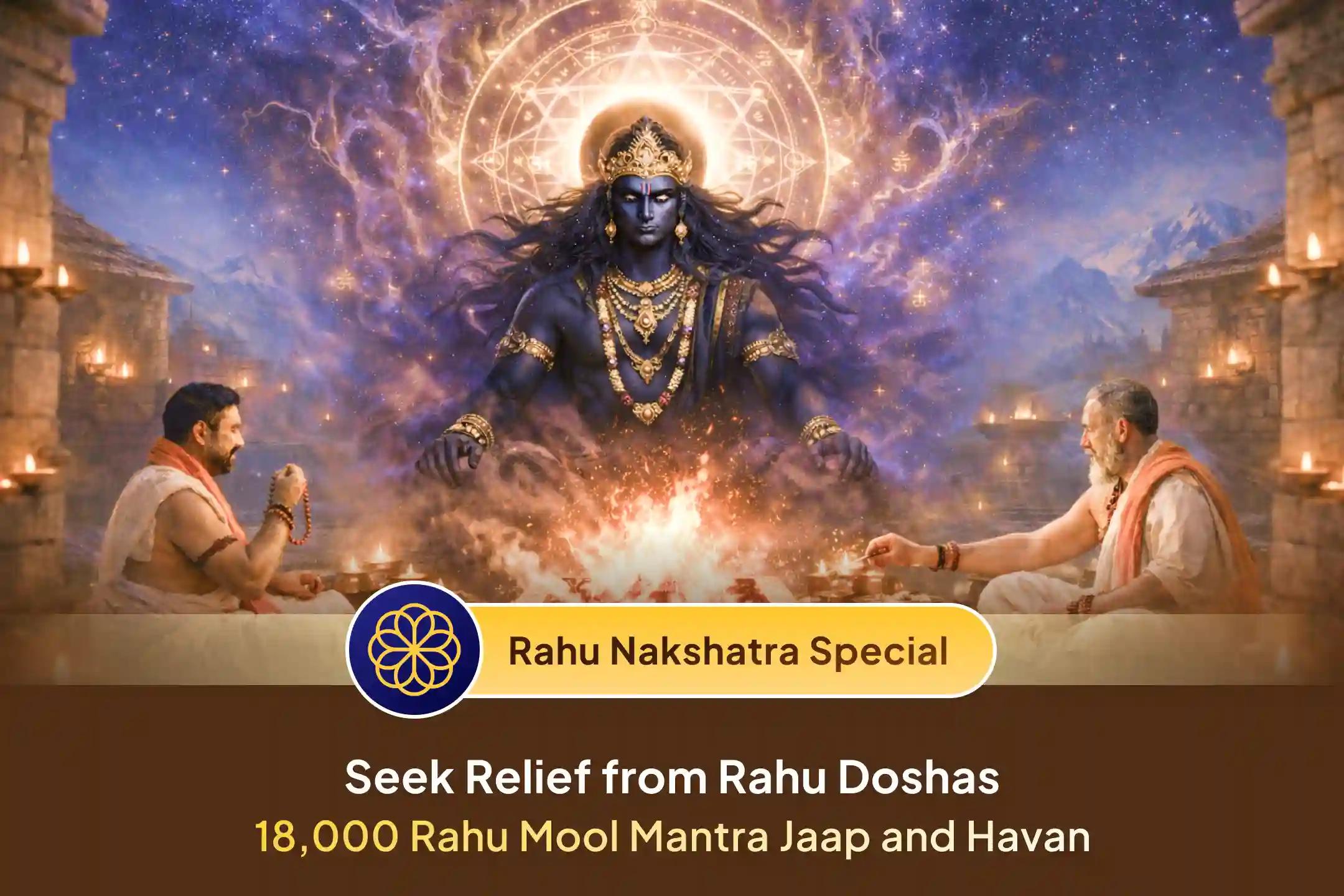 🔱 Is Rahu’s influence increasing anxiety and confusion? Perform this special puja to find strength, clarity, and the right direction in life.